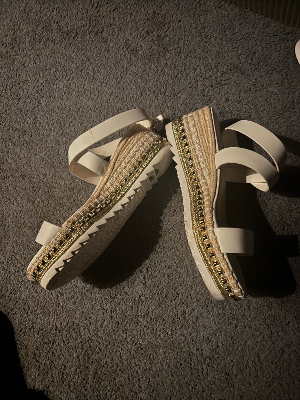 White Strappy Women's Sandals - Classic Summer Style